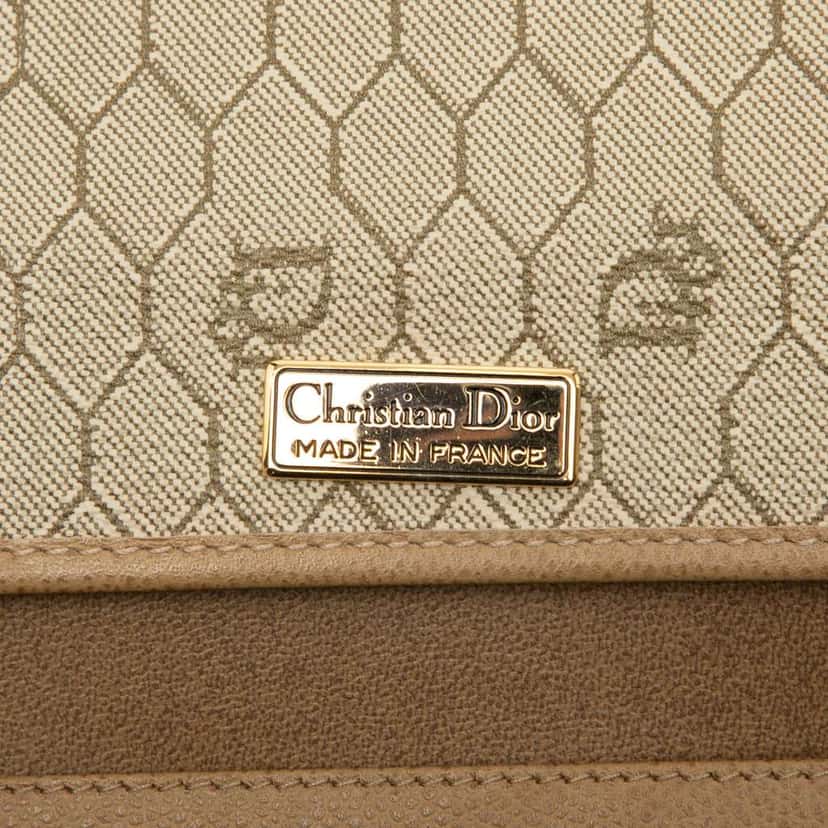 Dior Leather Chain Crossbody Brown Leather Good condition - Box View