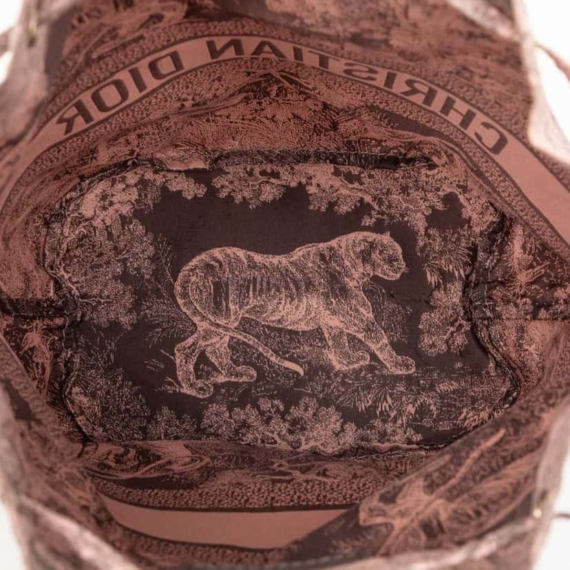 Dior DiorTravel Sauvage Toile De Jouy Technical Fabric Pouch Pink Good condition - Model View