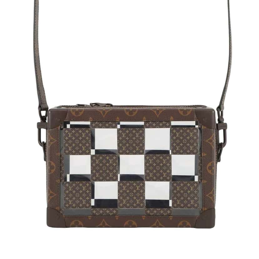 Louis Vuitton Monogram Chess Soft Trunk Brown Very good condition - Front View