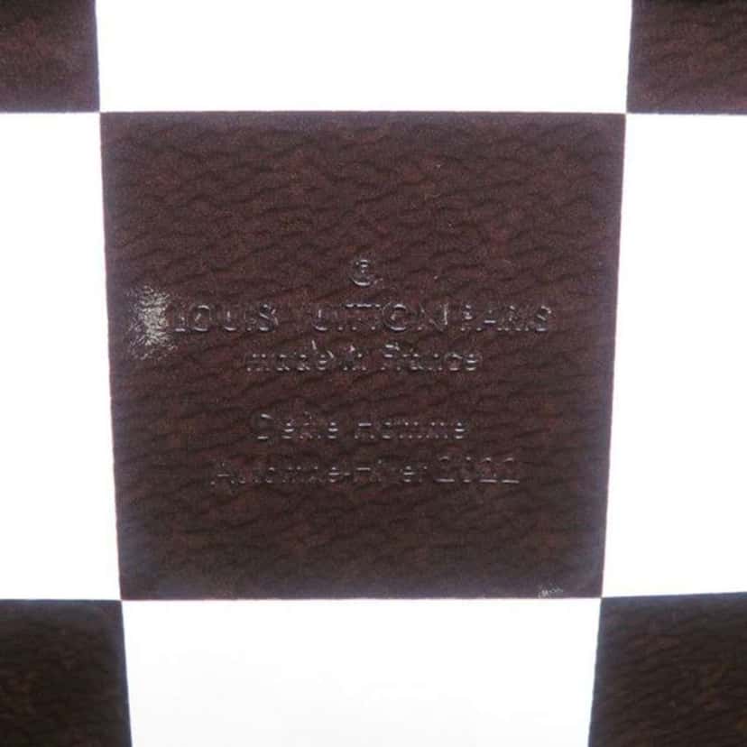 Louis Vuitton Monogram Chess Soft Trunk Brown Very good condition - Box View