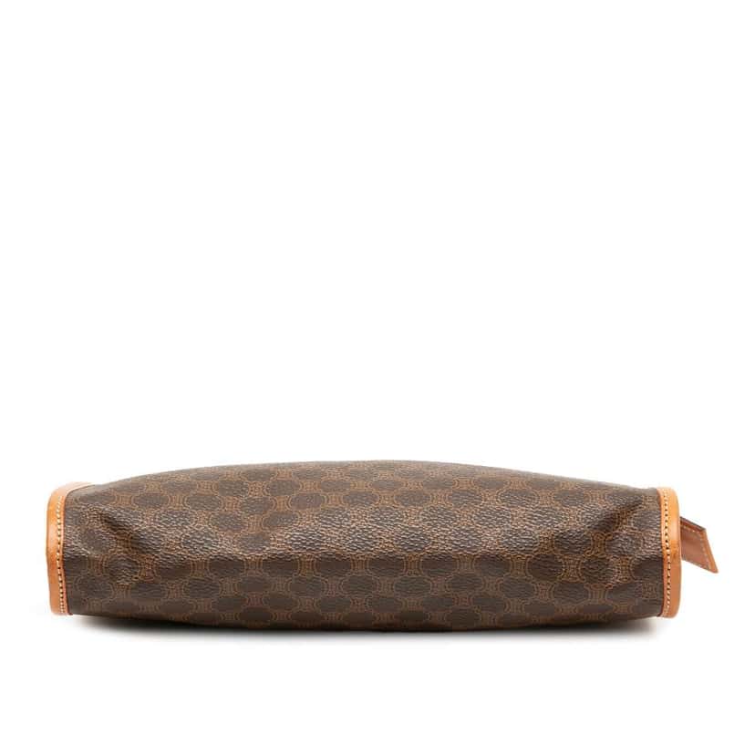 Celine Macadam Coated Canvas Clutch Brown Canvas Very good condition - Inside View