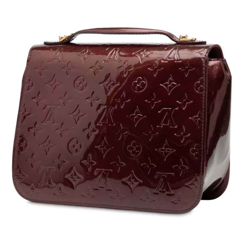 Louis Vuitton Monogram Vernis Miranda Purple Leather Good condition - Back View