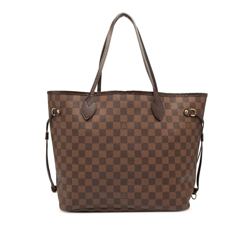 Louis Vuitton Damier Ebene Neverfull MM Brown Good condition - Front View