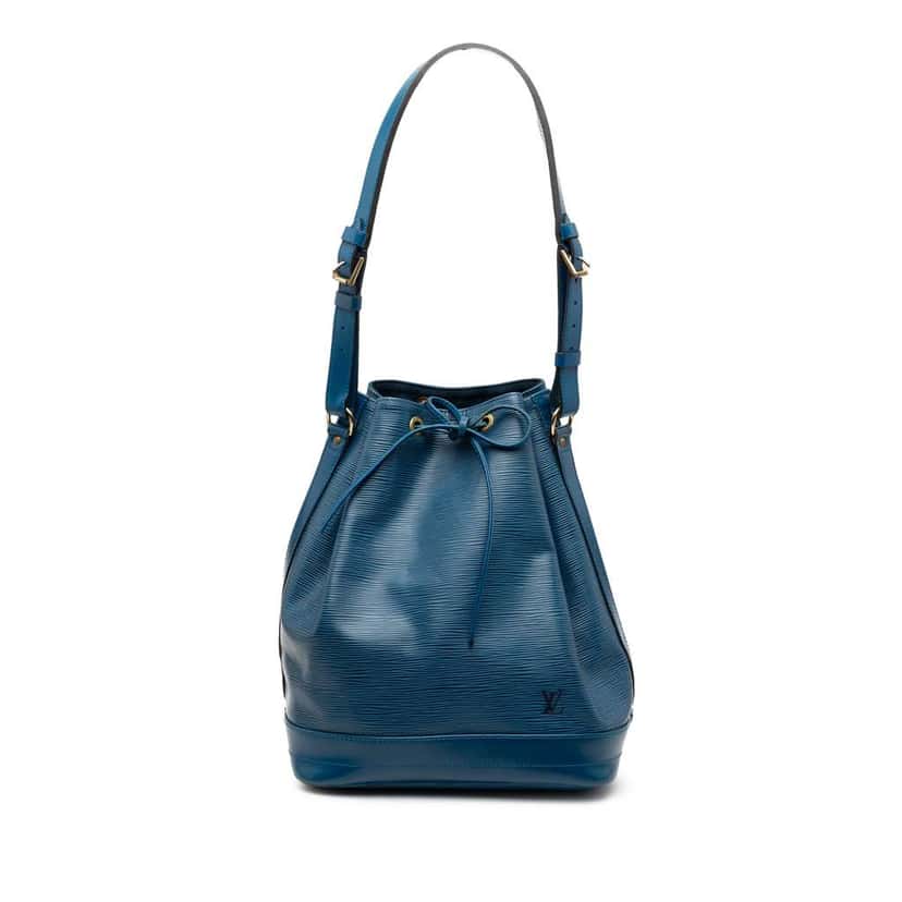 Louis Vuitton Epi Noe GM Blue Leather Good condition - Front View