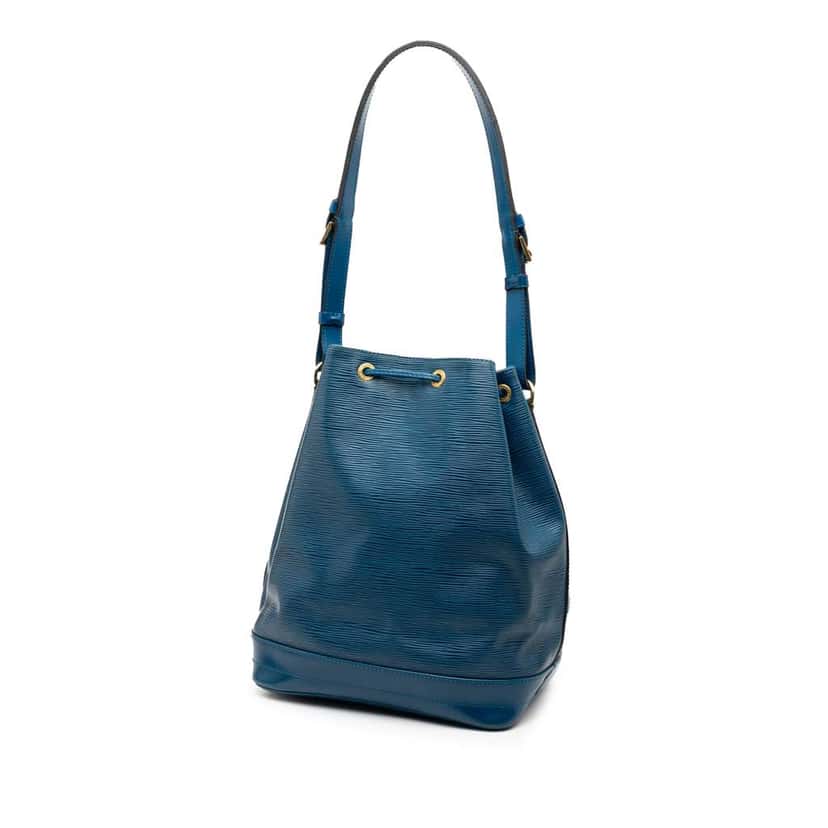 Louis Vuitton Epi Noe GM Blue Leather Good condition - Back View