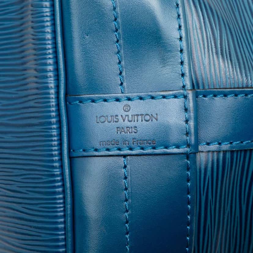 Louis Vuitton Epi Noe GM Blue Leather Good condition - Box View