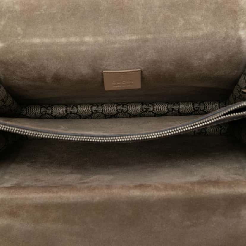 Gucci Medium GG Supreme Dionysus Shoulder Bag Brown Canvas Good condition - Model View