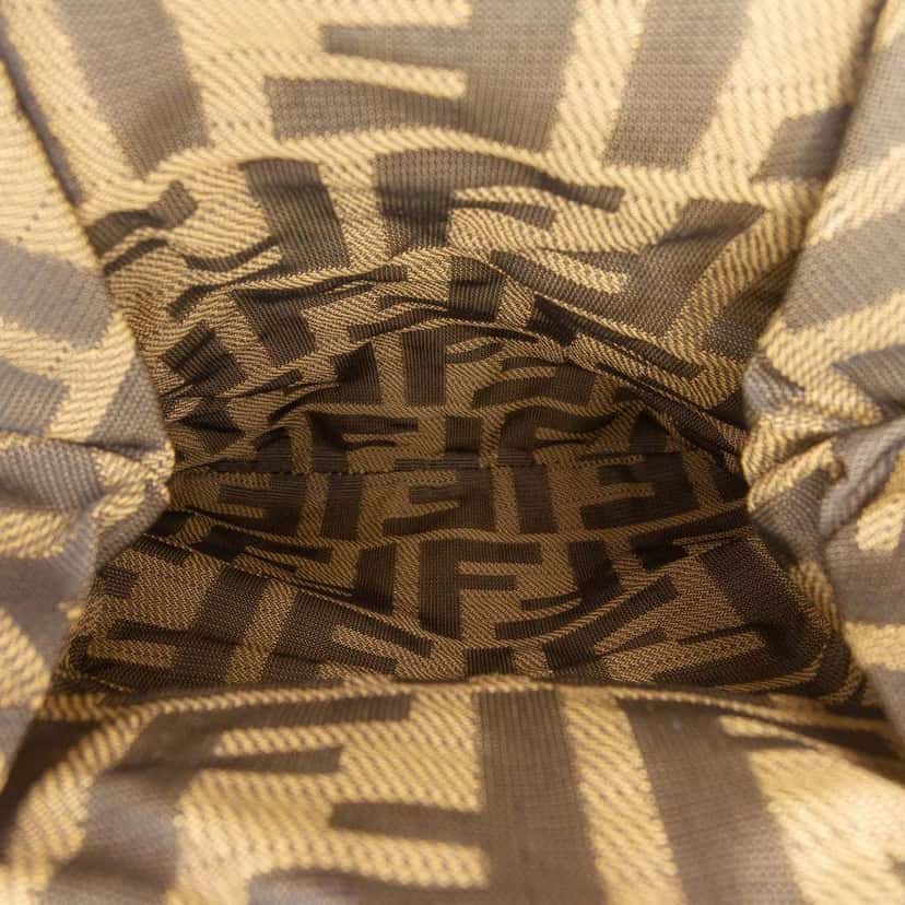 Fendi Large Leather Spy Handbag Brown Leather Good condition - Box View