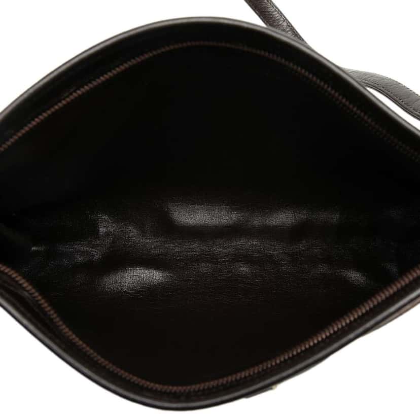 Dior Oblique Canvas Shoulder Bag Brown Canvas Good condition - Model View