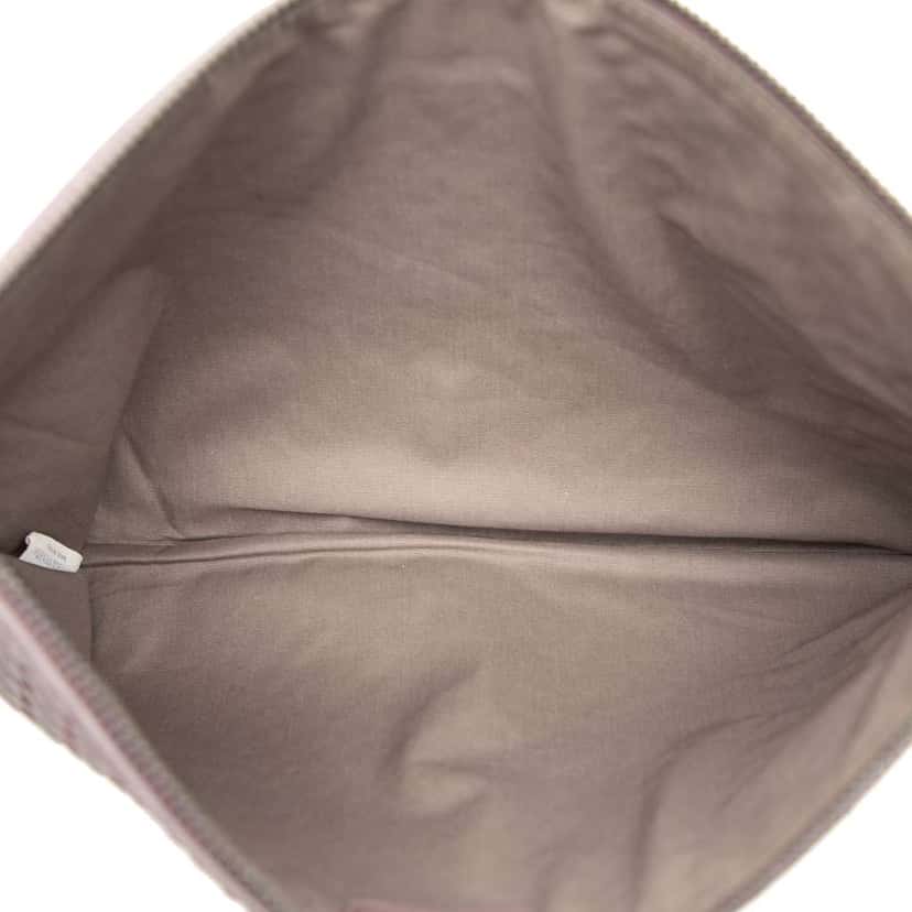 Bottega Veneta Nappa Intrecciato Stitched Clutch Brown Leather Good condition - Model View