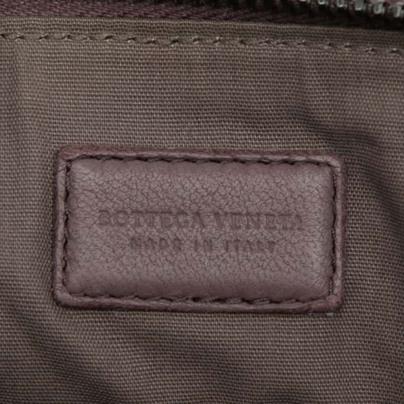 Bottega Veneta Nappa Intrecciato Stitched Clutch Brown Leather Good condition - Box View