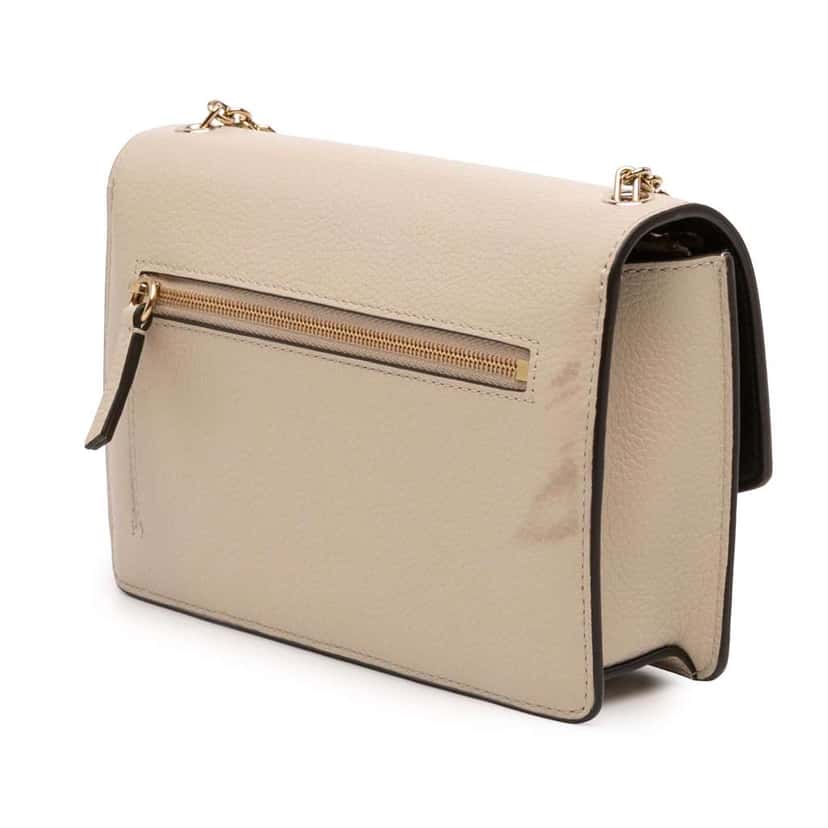 Mulberry Small Grained Calfskin Darley Crossbody Brown Leather Good condition - Back View