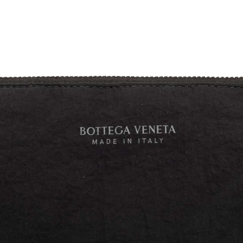 Bottega Veneta Stretch Paper Calfskin Intrecciato Cassette Belt Bag Black Leather Good condition - Box View