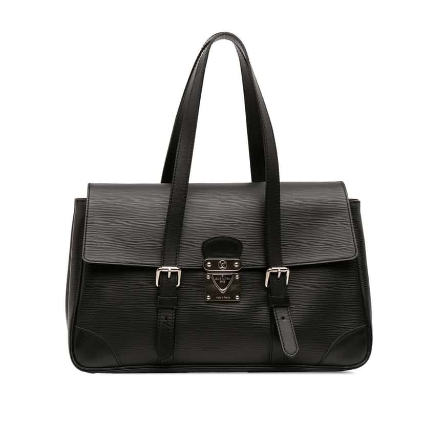 Louis Vuitton Epi Segur MM Black Leather Good condition - Front View