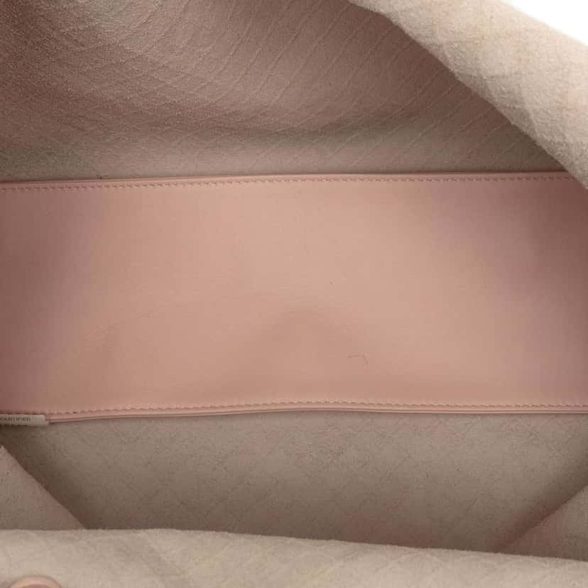 Bottega Veneta Leather Intrecciomirage Butterfly Tote Pink Leather Good condition - Model View