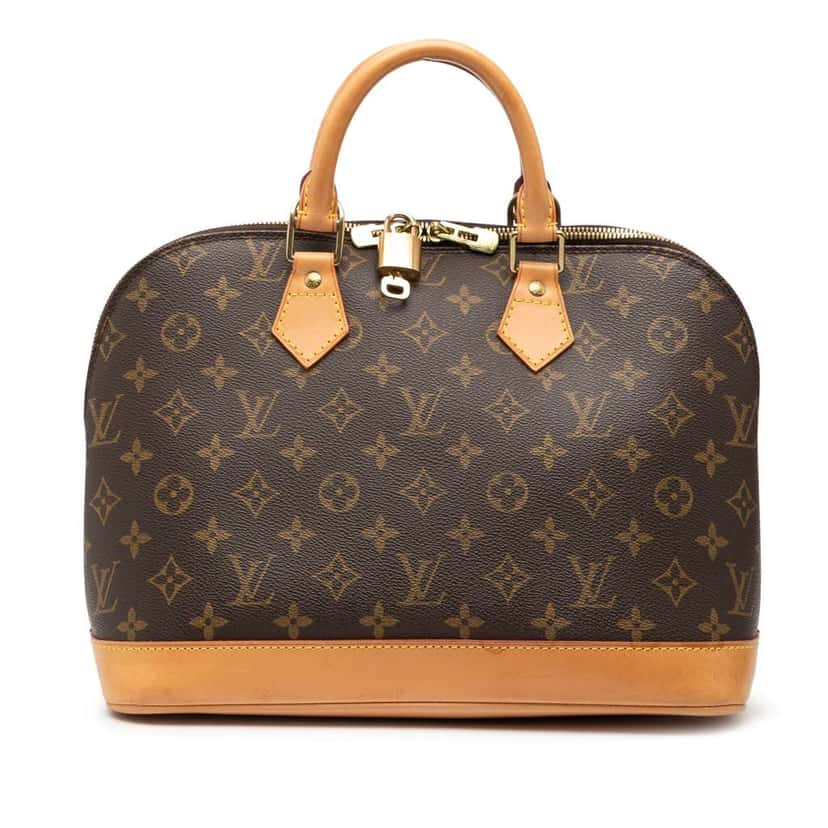 Louis Vuitton Monogram Alma PM Brown Good condition - Front View