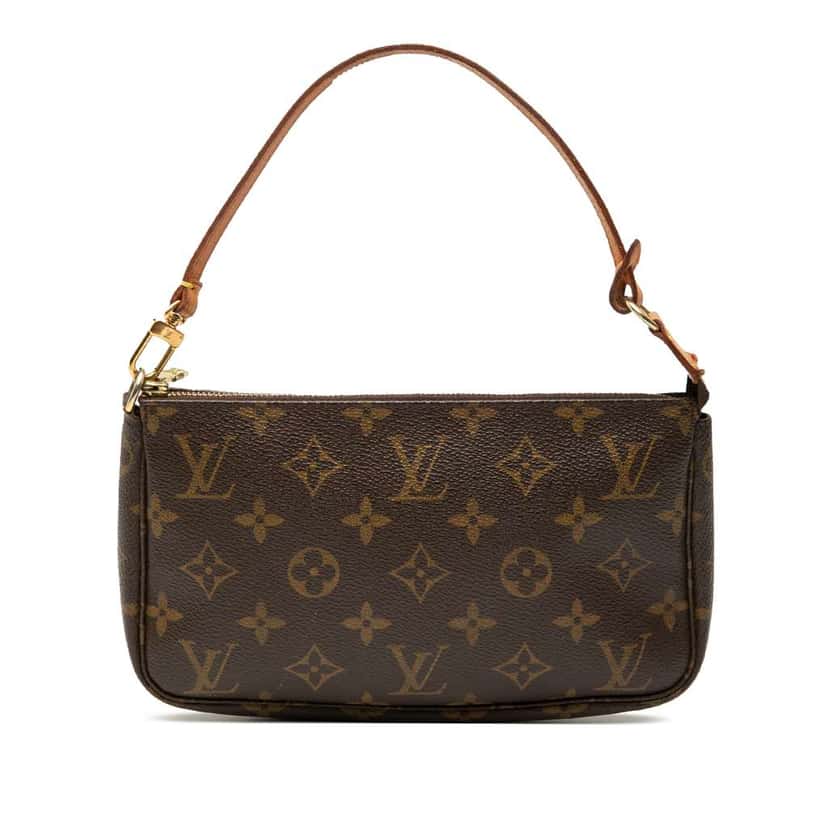 Louis Vuitton Monogram Pochette Accessoires Brown Good condition - Front View