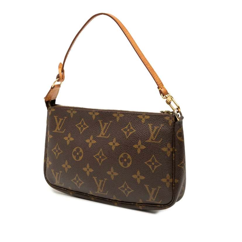 Louis Vuitton Monogram Pochette Accessoires Brown Good condition - Back View