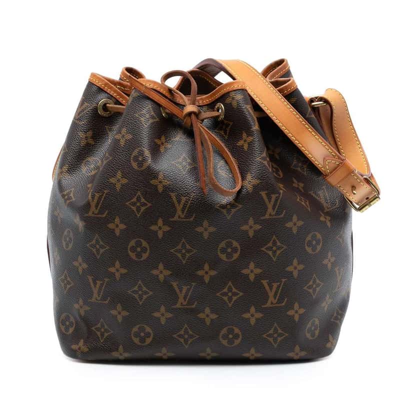 Louis Vuitton Monogram Petit Noe Brown Good condition - Front View