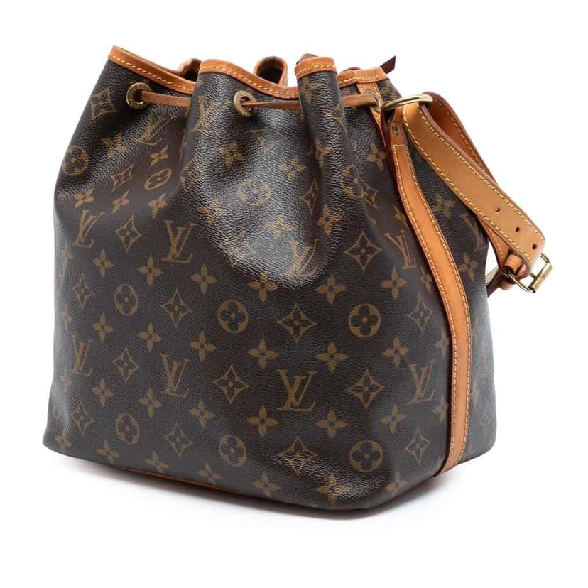 Louis Vuitton Monogram Petit Noe Brown Good condition - Back View