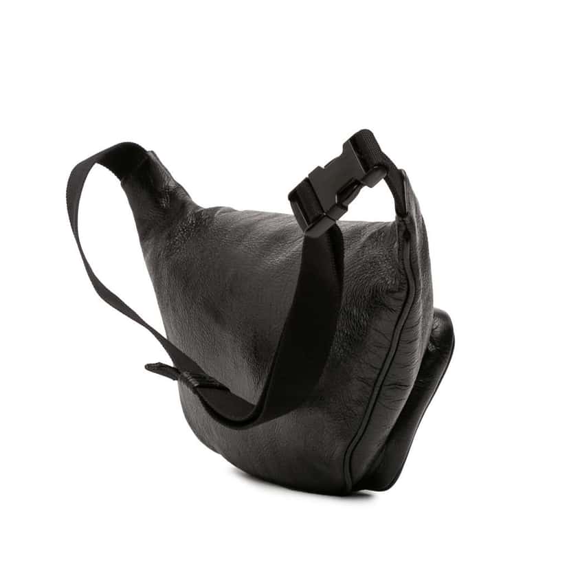 Balenciaga Leather Explorer Belt Bag Black Leather Good condition - Back View