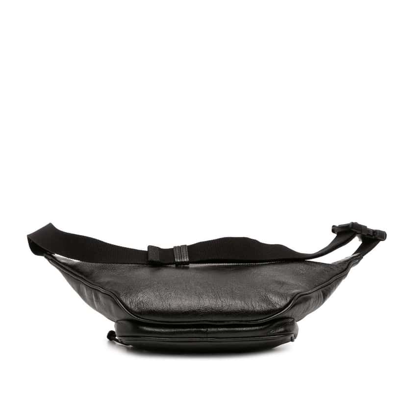 Balenciaga Leather Explorer Belt Bag Black Leather Good condition - Inside View
