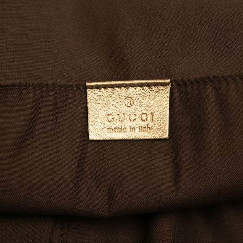 Gucci GG Canvas Web Tote Brown Canvas Good condition - Box View