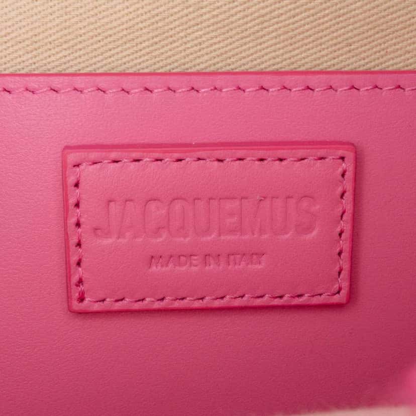 Jacquemus Shearling Le Bambidou Shoulder Bag Pink Good condition - Box View