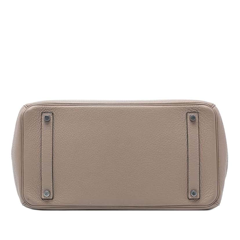 Hermès Togo Birkin Retourne 35 Brown Leather Good condition - Inside View