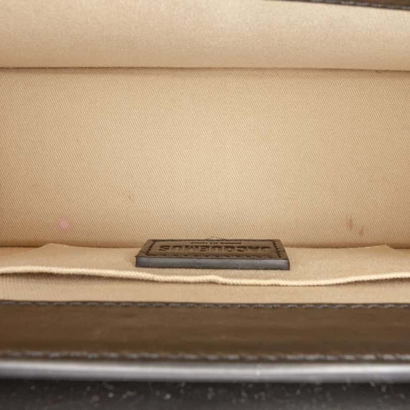 Jacquemus Leather Le Grand Chiquito Black Leather Good condition - Model View