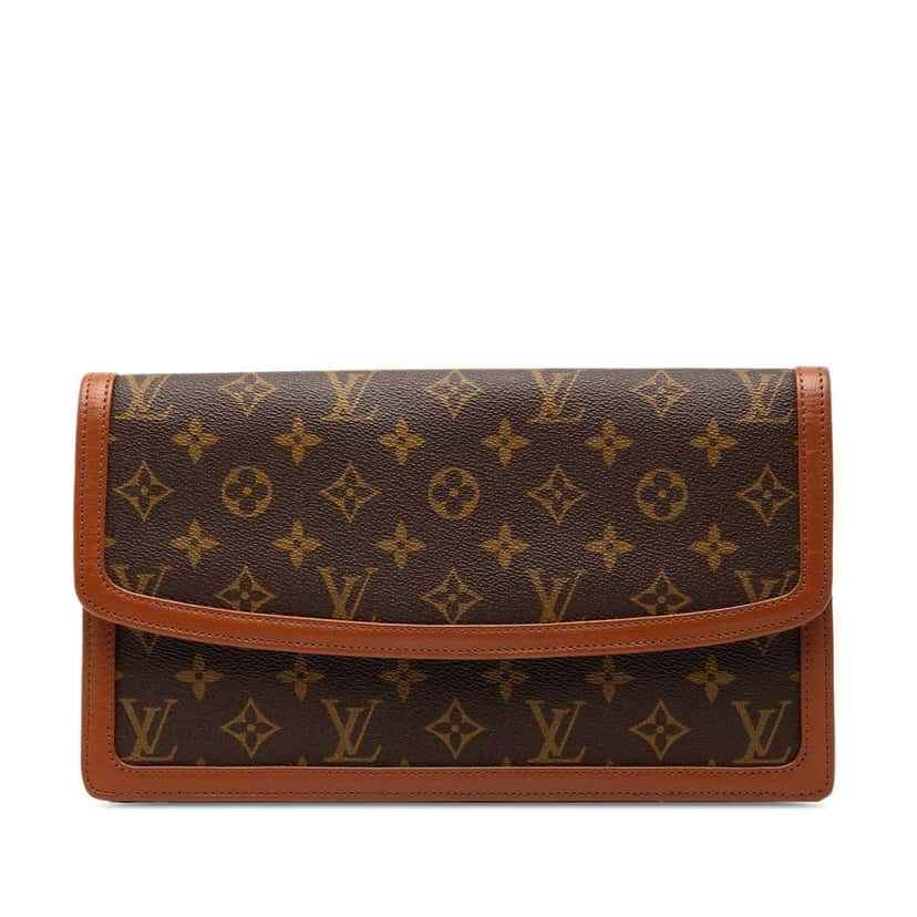 Louis Vuitton Monogram Pochette Dame GM Brown Good condition - Front View