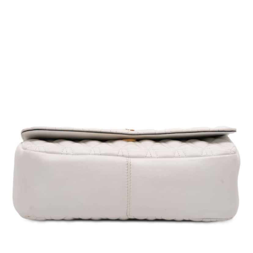 Versace Nappa Leather Virtus V Crossbody White Leather Very good condition - Inside View
