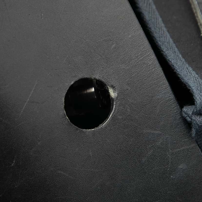 Hermès Toile Militaire Vache Hunter Herbag Zip Retourne Cabine 50 Black Canvas Good condition - Box View