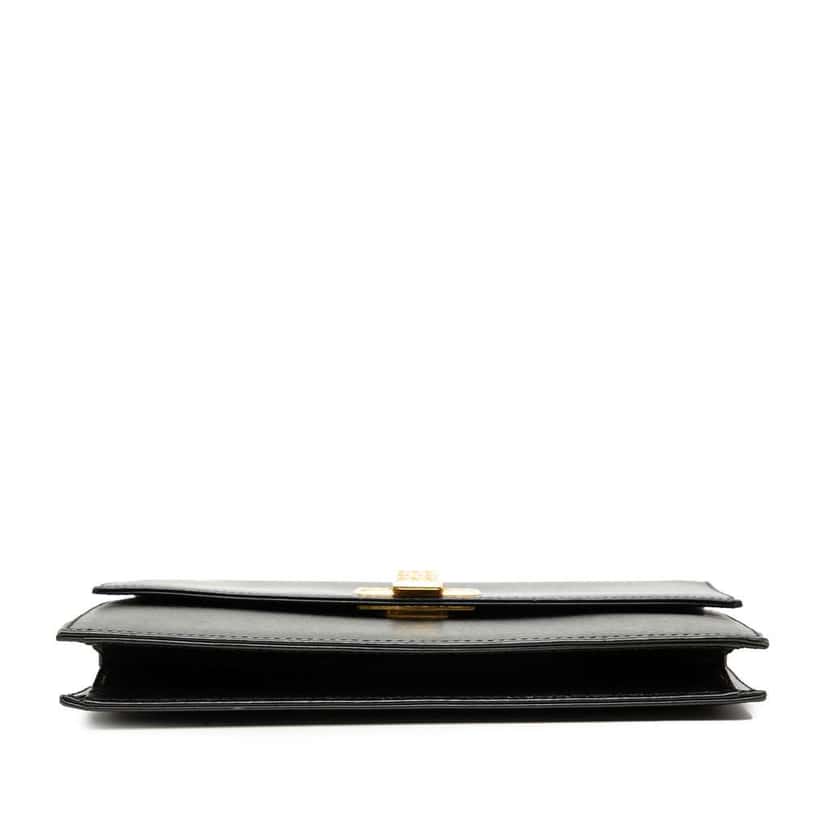 Dior Leather Chain Crossbody Black Leather Good condition - Inside View