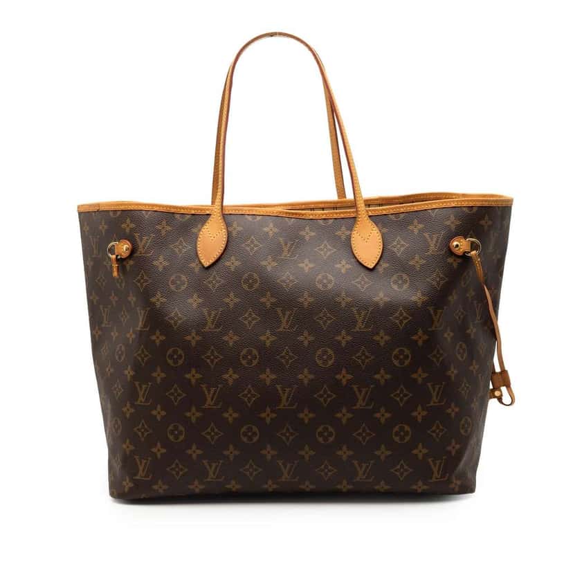 Louis Vuitton Monogram Neverfull GM Brown Good condition - Front View