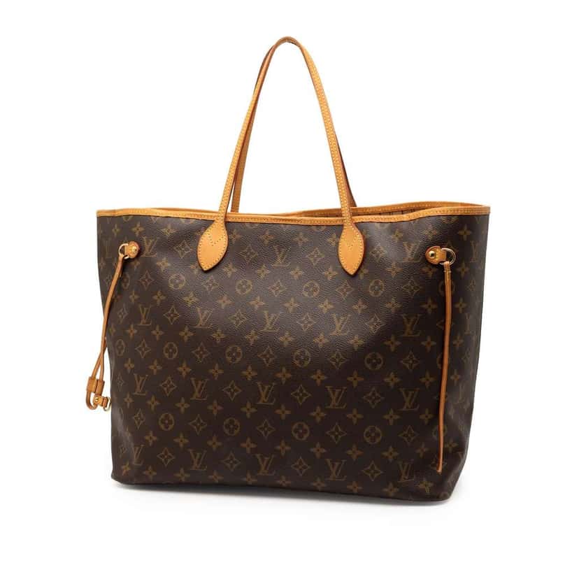 Louis Vuitton Monogram Neverfull GM Brown Good condition - Back View