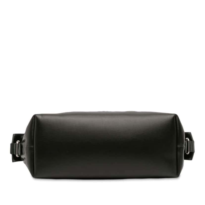 Bottega Veneta Leather Intrecciato Zip Tote Black Leather Good condition - Inside View
