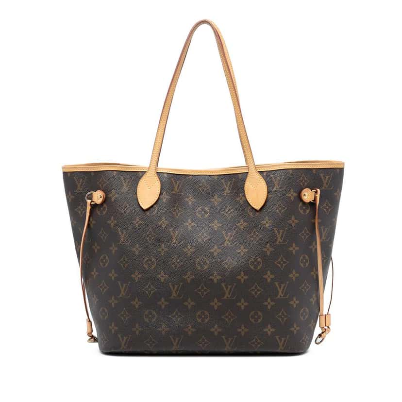 Louis Vuitton Monogram Neverfull MM Brown Good condition - Front View
