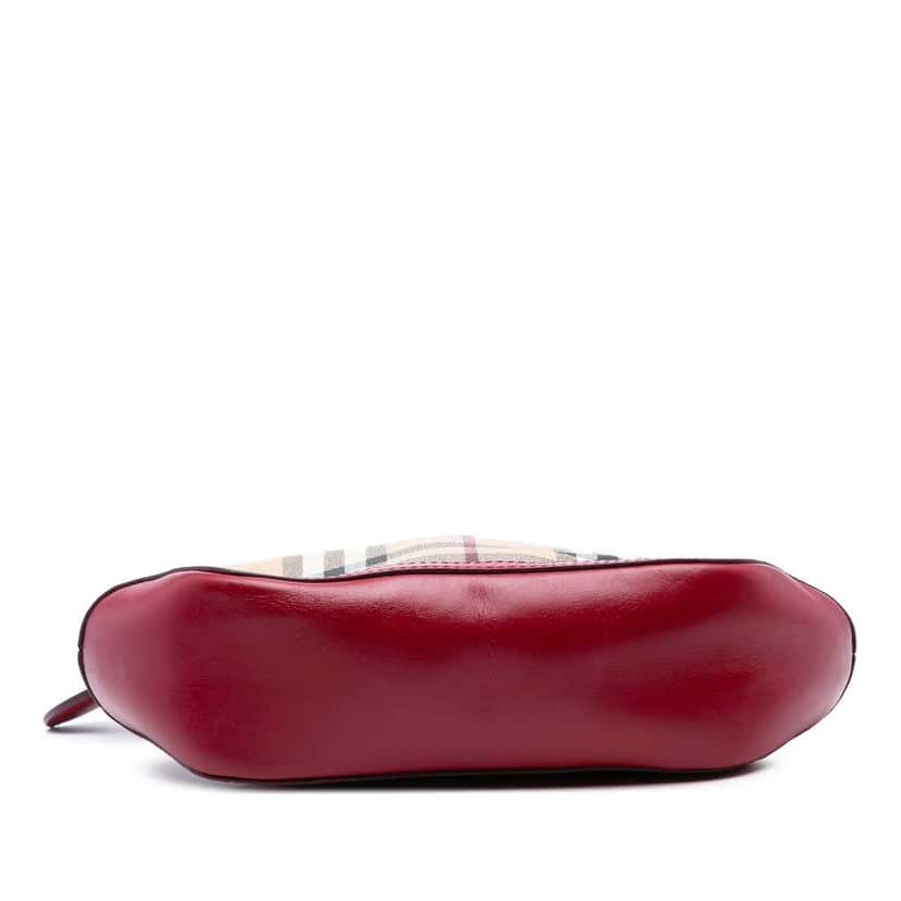 Burberry Mini Haymarket Check Coated Canvas Orchard Crossbody Brown Canvas Good condition - Inside View