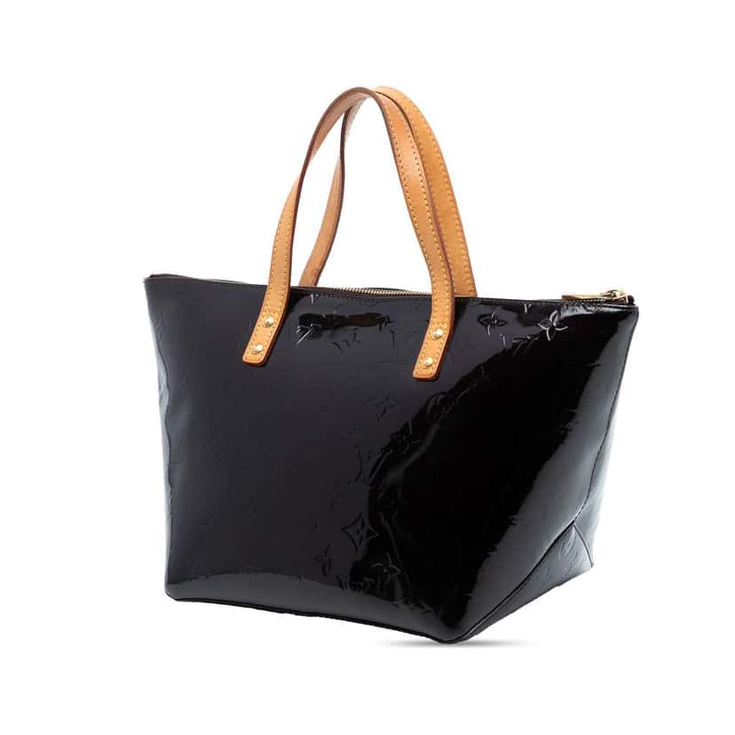 Louis Vuitton Monogram Vernis Bellevue PM Purple Leather Good condition - Back View