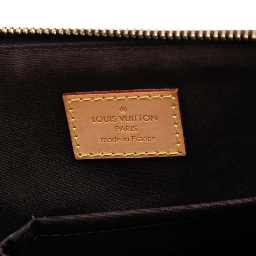 Louis Vuitton Monogram Vernis Bellevue PM Purple Leather Good condition - Box View