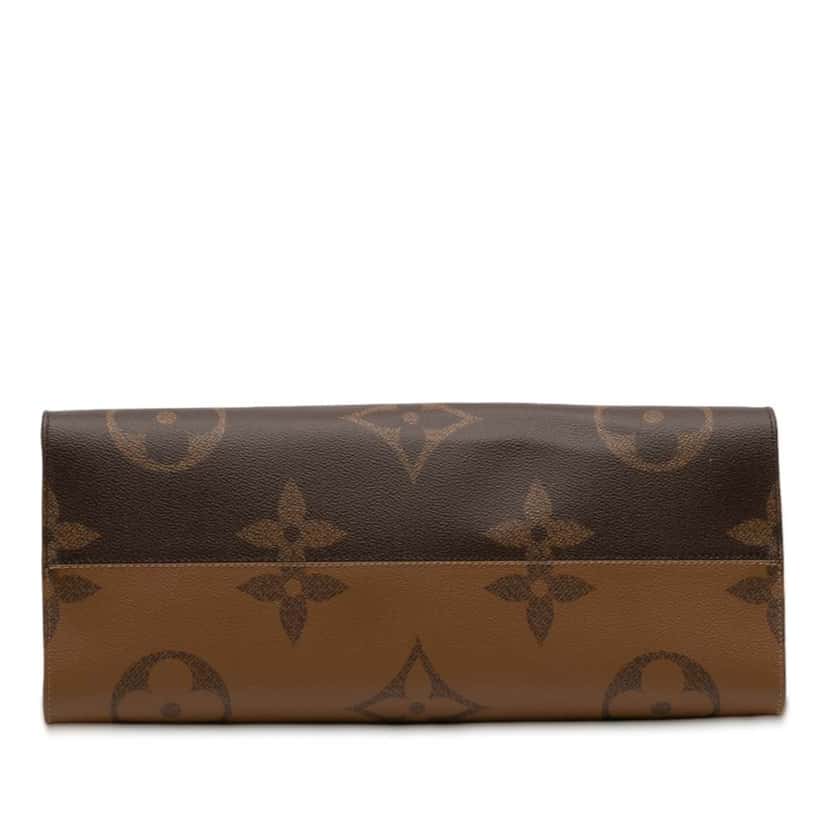 Louis Vuitton Monogram Reverse Giant OnTheGo GM Brown Good condition - Inside View