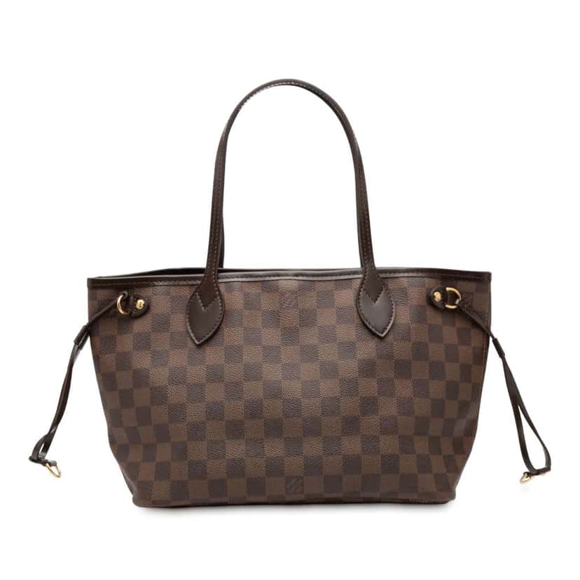 Louis Vuitton Damier Ebene Neverfull PM Brown Good condition - Front View