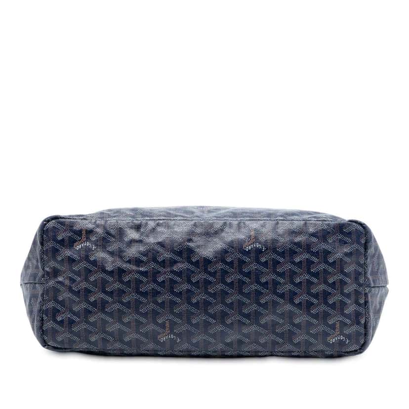 Goyard Goyardine Saint Louis PM Blue Canvas Very good condition - Inside View