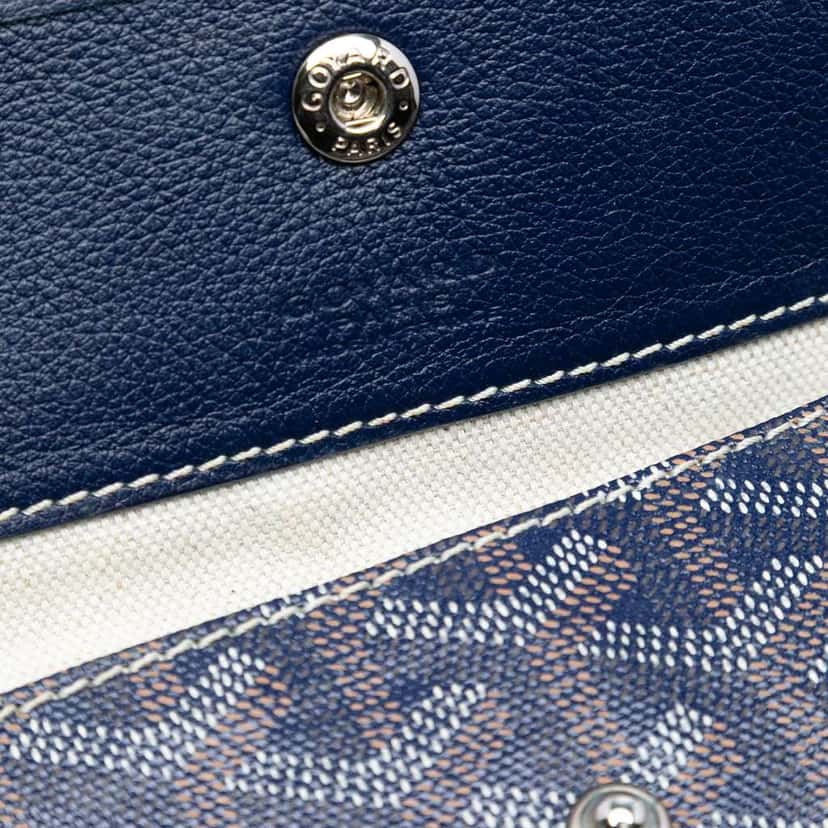 Goyard Goyardine Saint Louis PM Blue Canvas Very good condition - Box View