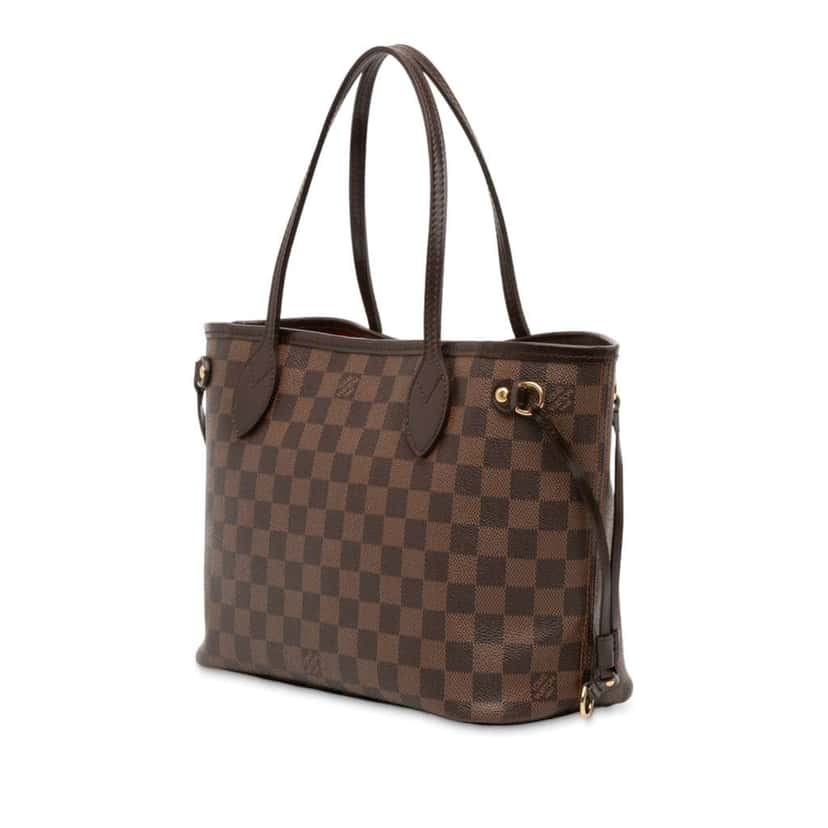 Louis Vuitton Damier Ebene Neverfull PM Brown Good condition - Back View