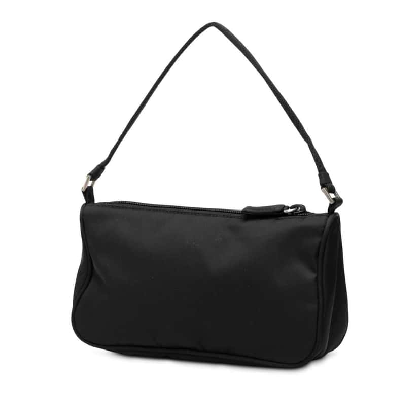 Prada Tessuto Shoulder Bag Black Good condition - Back View