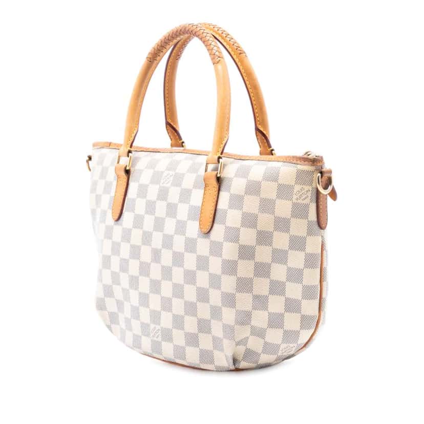Louis Vuitton Damier Azur Riviera PM White Good condition - Back View