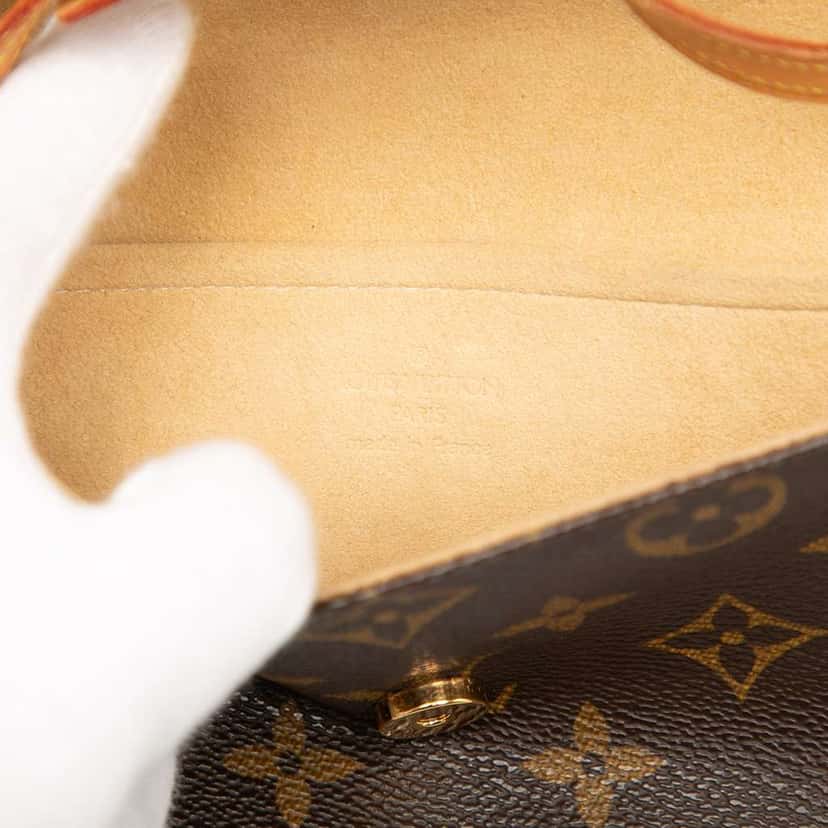 Louis Vuitton Monogram Pochette Twin GM Brown Good condition - Box View