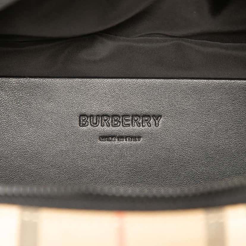 Burberry House Check Nylon Sonny Belt Bag Brown Good condition - Box View